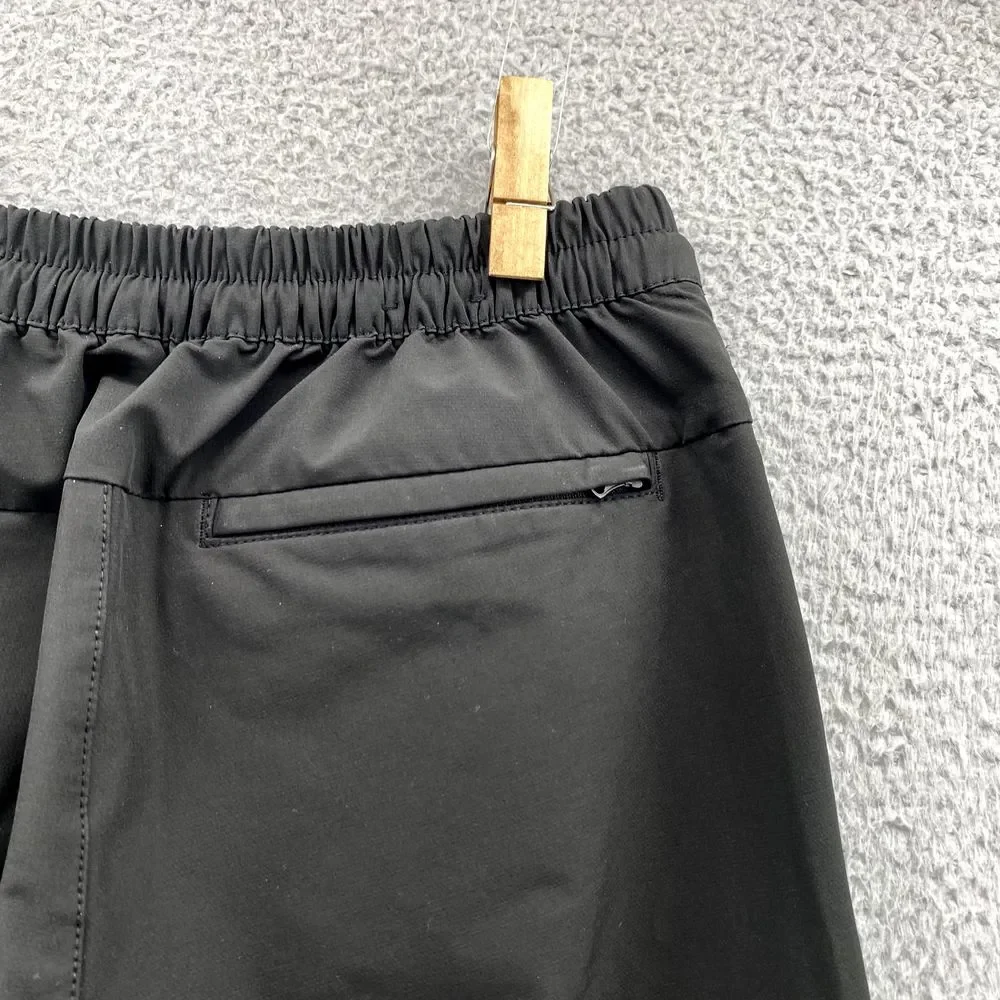 Banana Republic Jogger Pants Mens 30X32 Black Slim Tapered Chino Academia Preppy